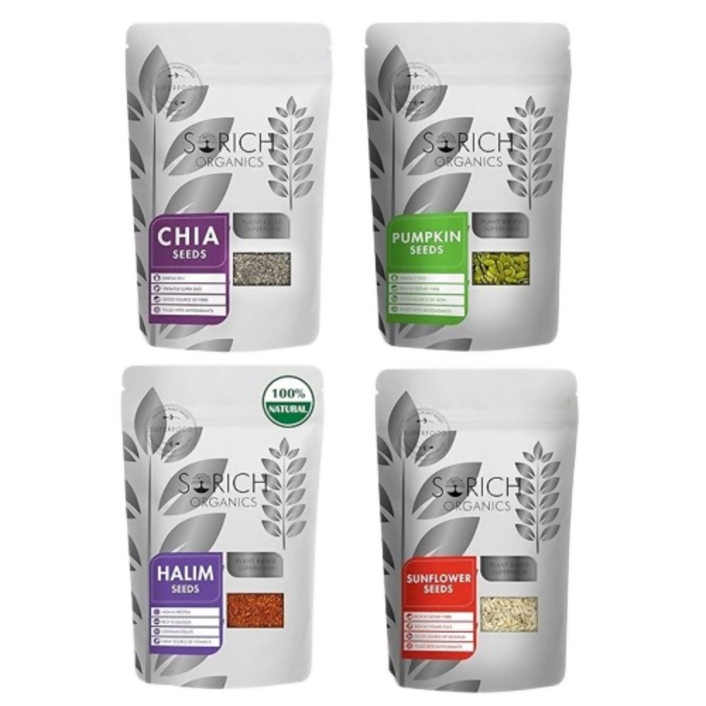 Sorich Organics Chia, Pumpkin, Sunflower & Flax Seeds - Safuron