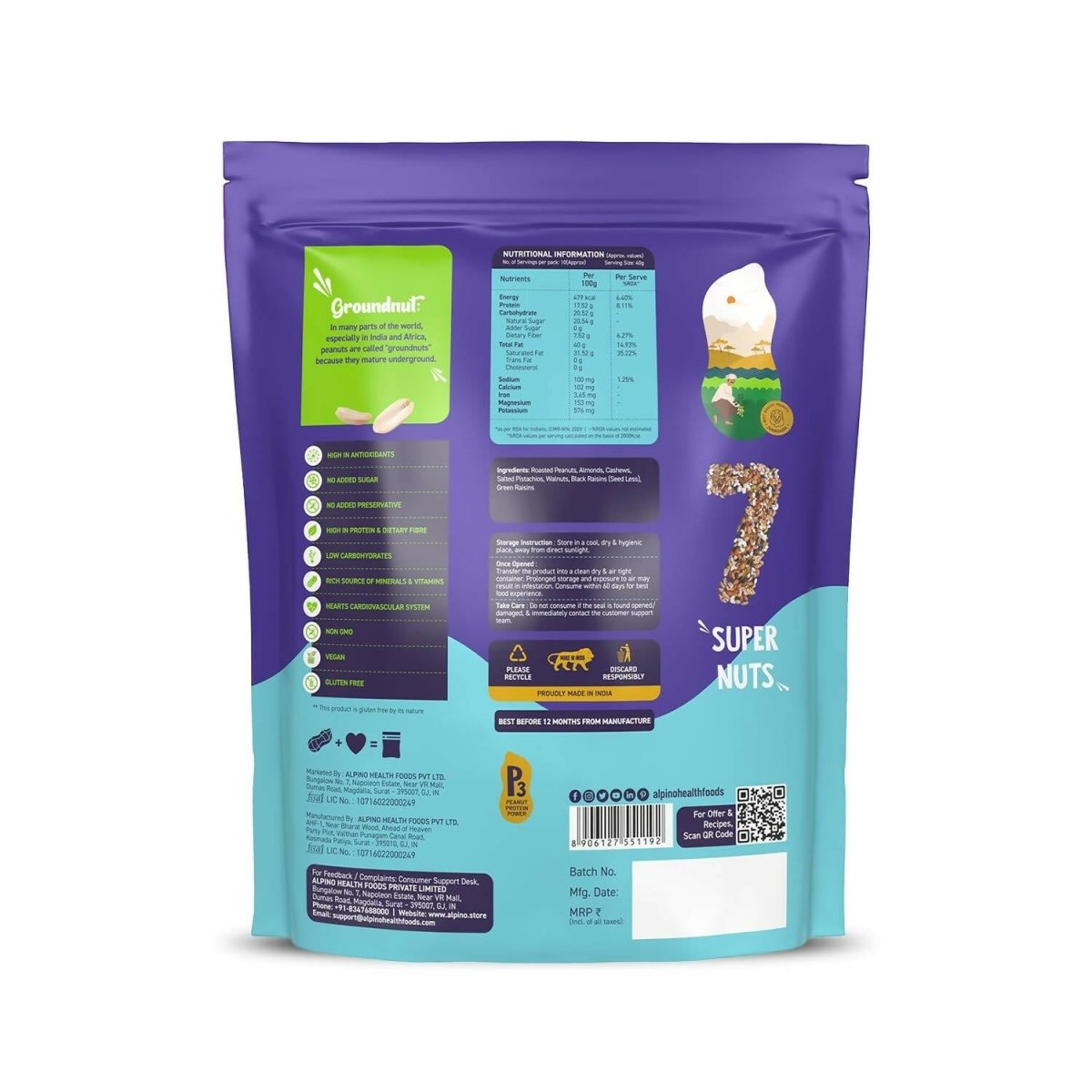 Alpino 7-in-1 Super Nuts Health Trial Mix Alpino