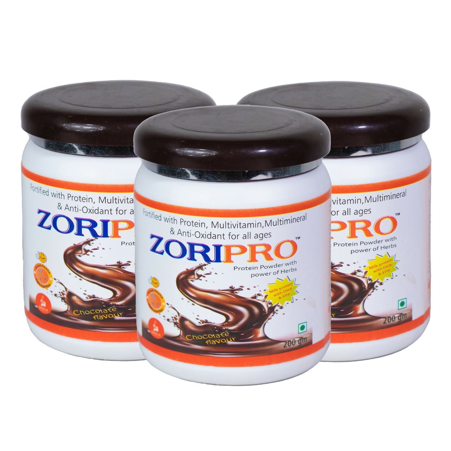 Zorilla Life Science Zoripro Protein Powder - Chocolate I Multivitamin I Multimineral I Anti-Oxidant for all ages I with Power of Herbs Zorilla Life Science