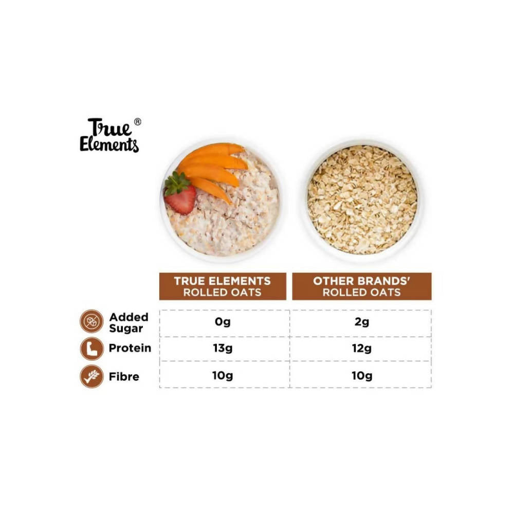 True Elements Rolled Oats Gluten Free True Elements
