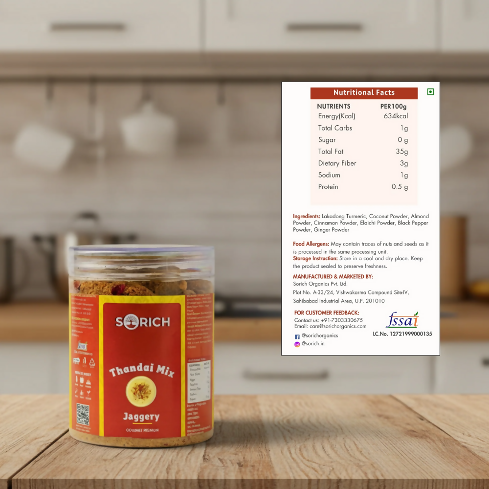 Sorich Organics Thandai Mix Jaggery Sorich