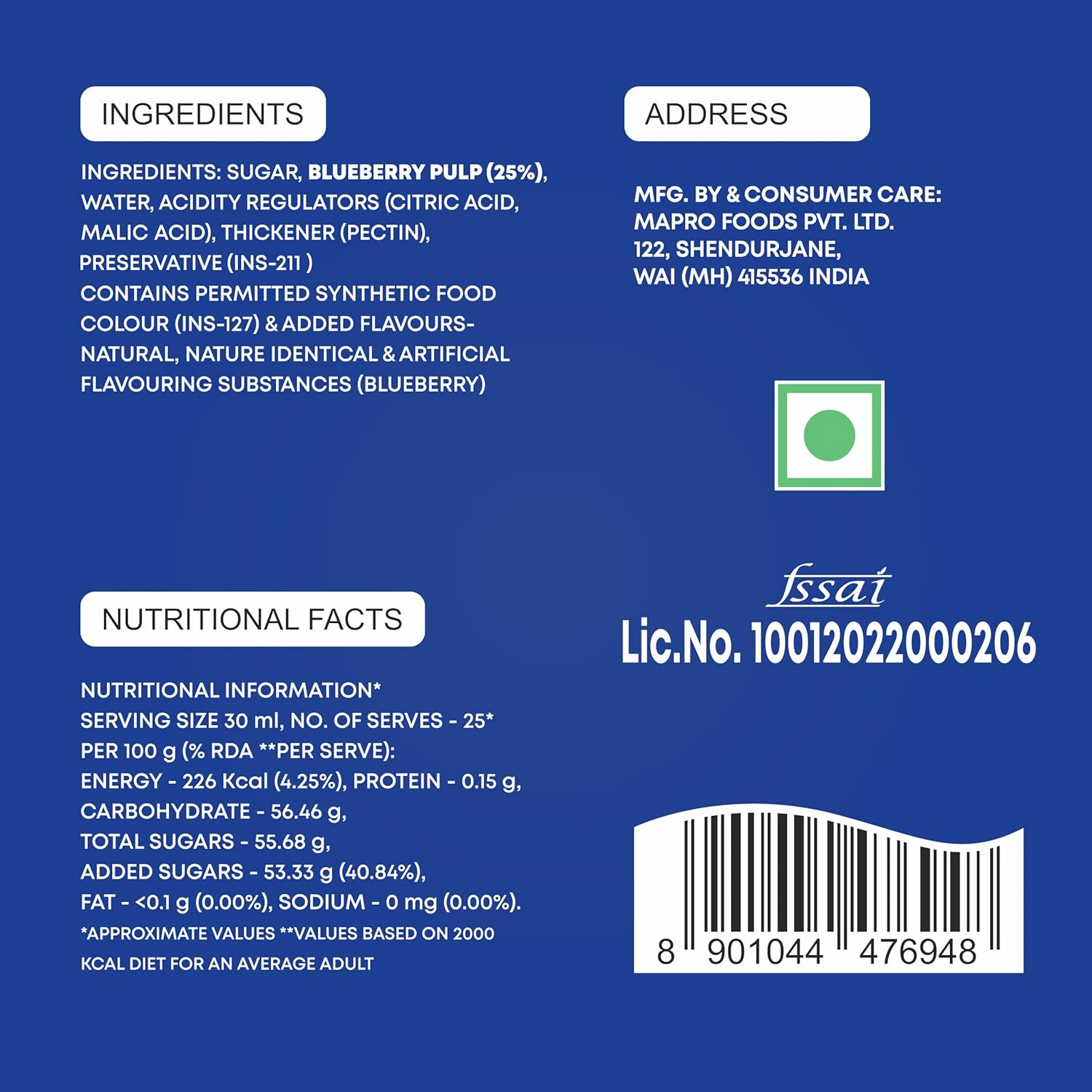 Mapro Blueberry Crush Mapro