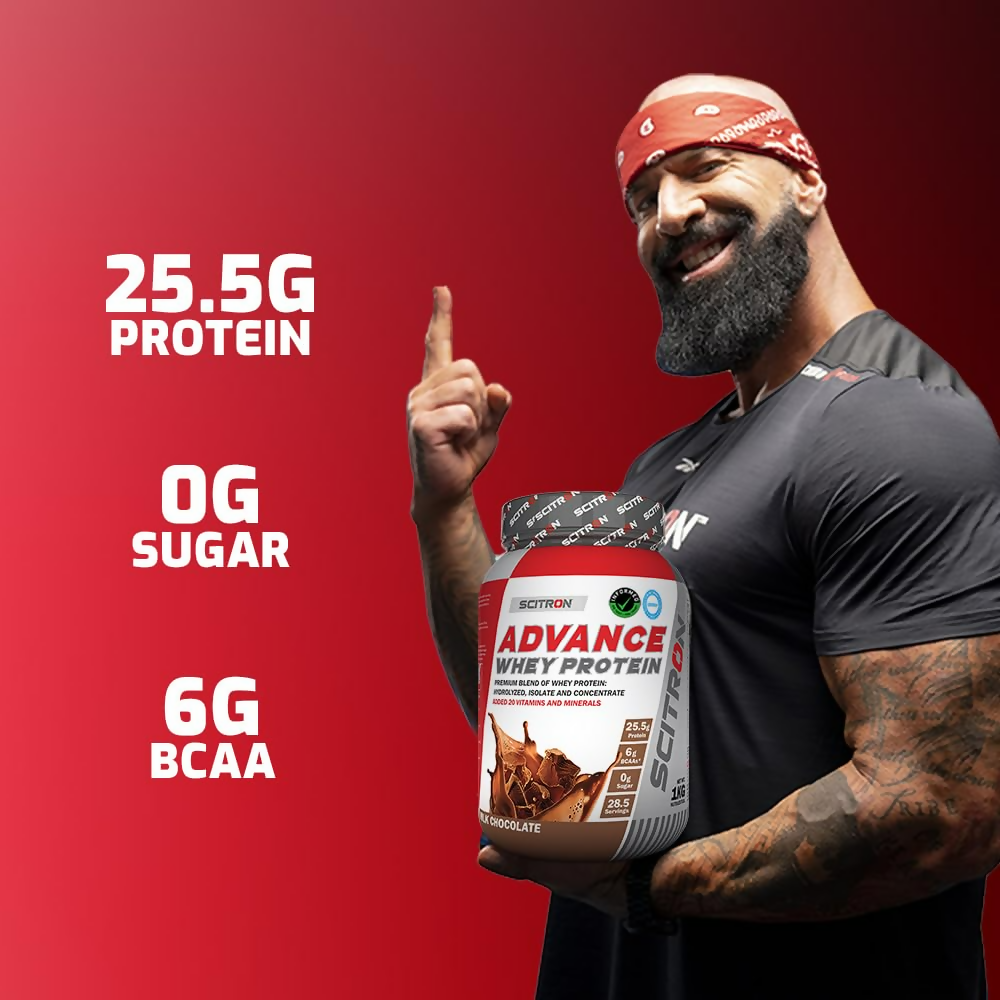 Scitron Advance Whey Protein Milk Chocolate Flavor Scitron
