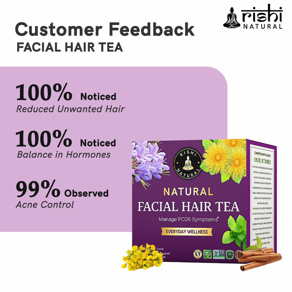 Rishi Natural Facial Hair Removal Tea Rishi Natural