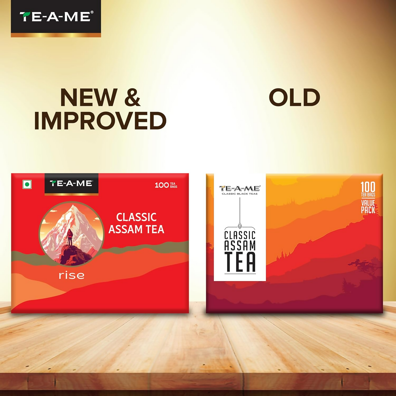 TE-A-ME Classic Assam Black Tea Bags TE-A-ME