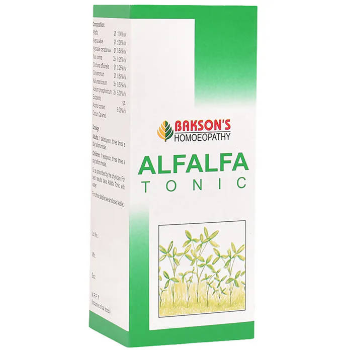 Bakson's Homeopathy Alfalfa Tonic - Safuron Naturals