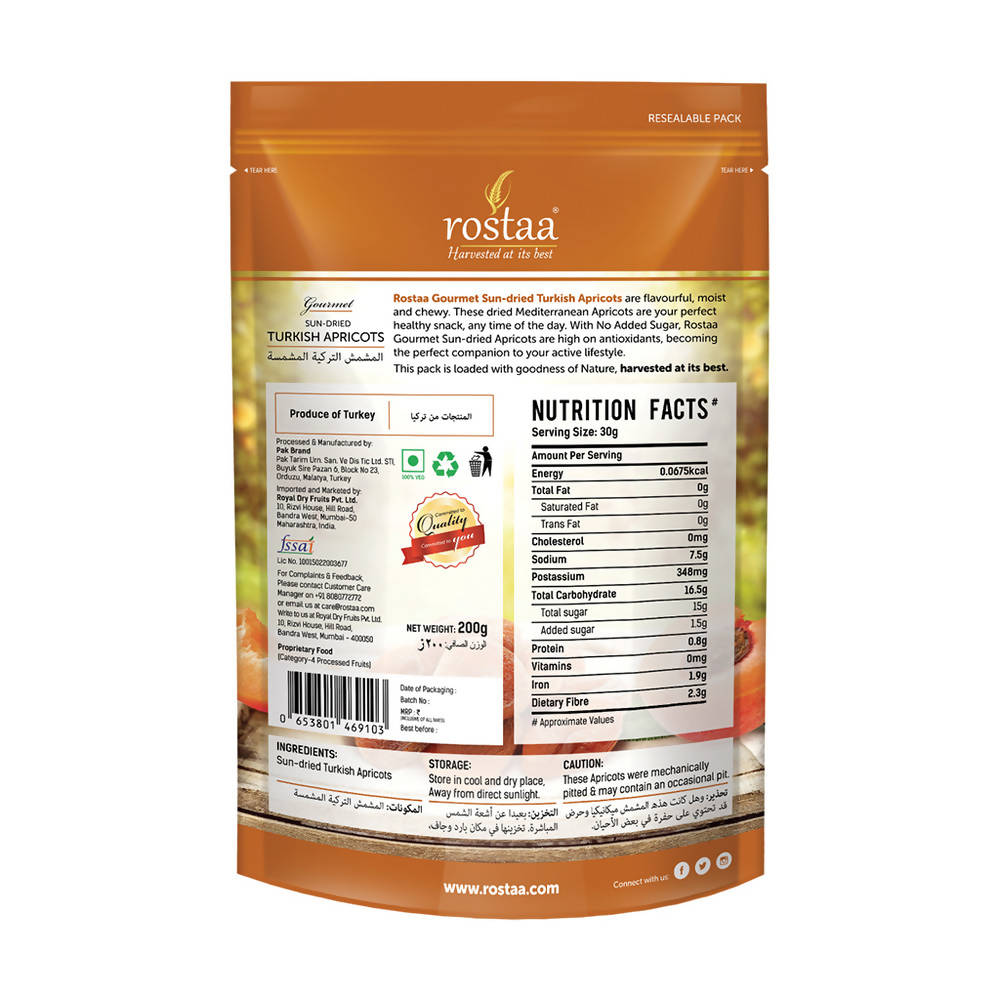 Rostaa Turkish Apricot Rostaa