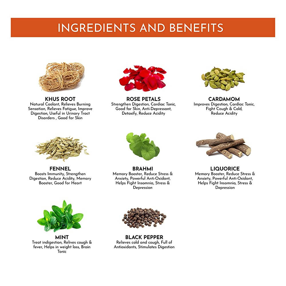 Satv Koolant Khus Herbal Infusion Tea Satv Source of Goodness