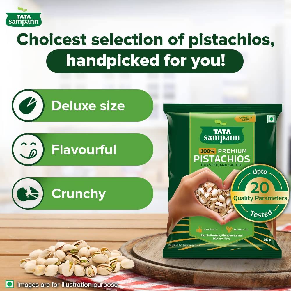 Tata Sampann Premium Pistachios Roasted & Salted Tata