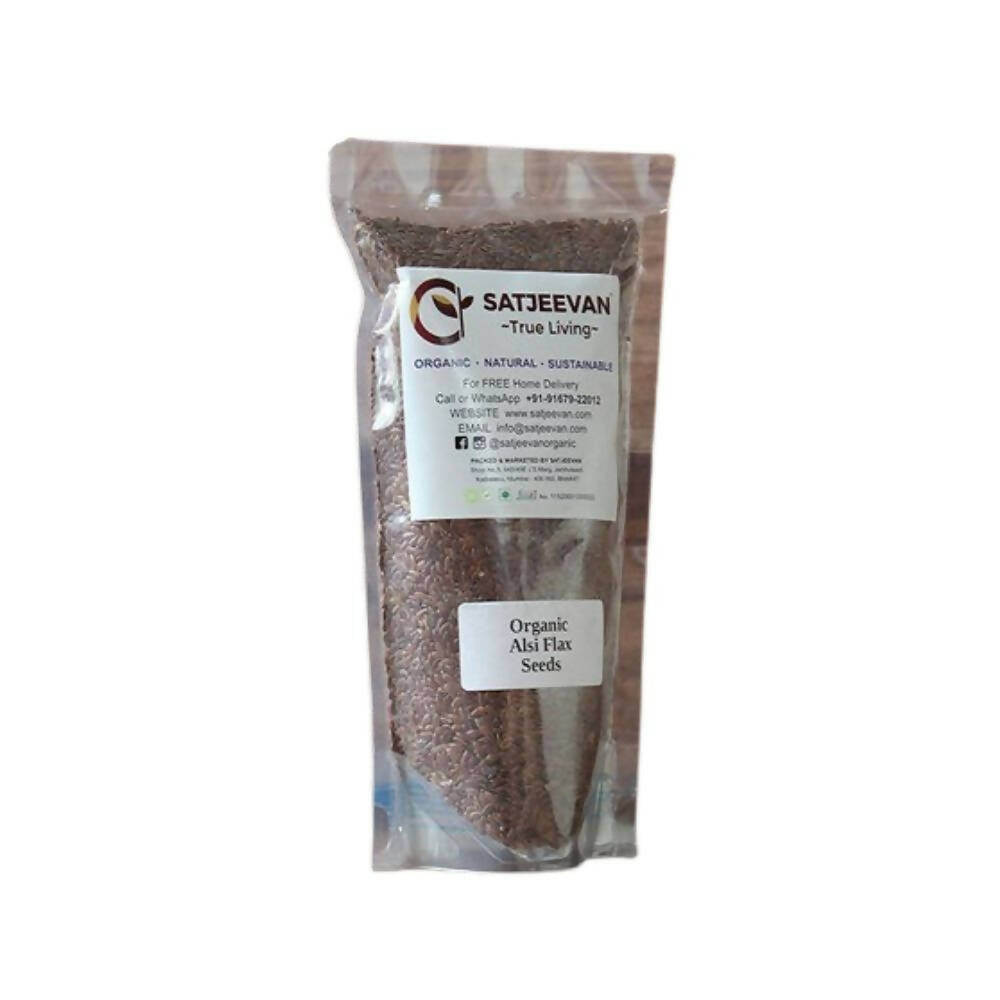 Satjeevan Organic Alsi Flax Seeds Satjeevan