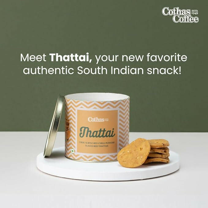 Cothas Thattai | Crispy Rice Flour Snack with Black Gram Cothas