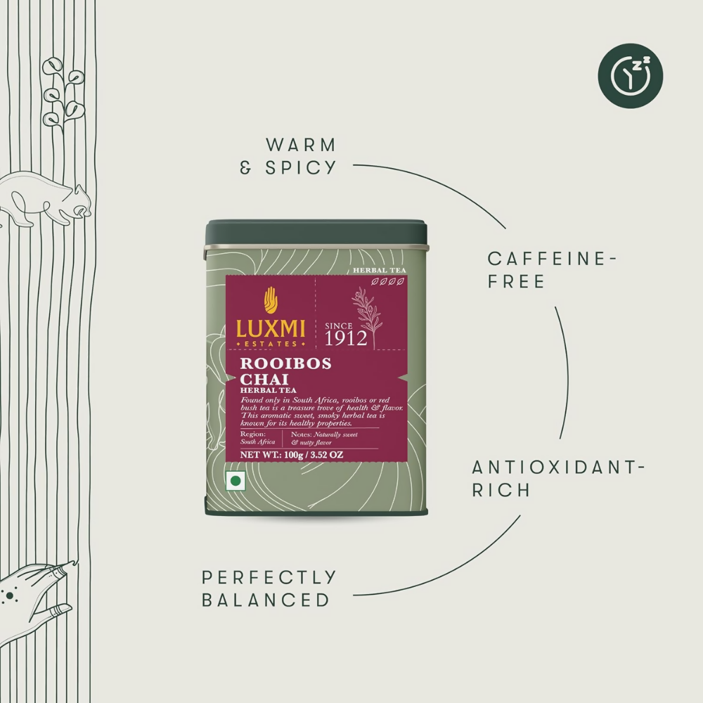 Luxmi Estates Rooibos Chai Herbal Infusion Luxmi Estates