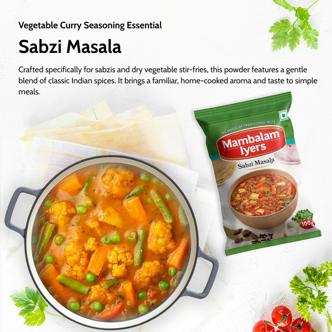 Mambalam Iyers Sabzi Masala Powder Mambalam Iyers