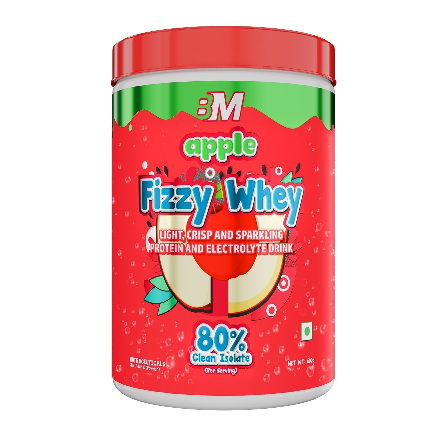 Big Muscles Nutrition Fizzy Whey & Shaker Combo Big Muscles Nutrition