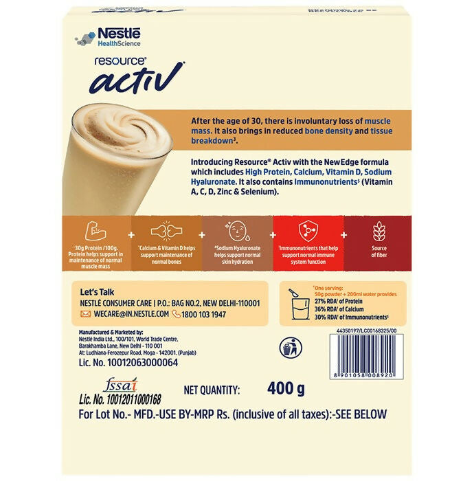 Nestle Resource Activ Powder - Vanilla Flavor Nestle