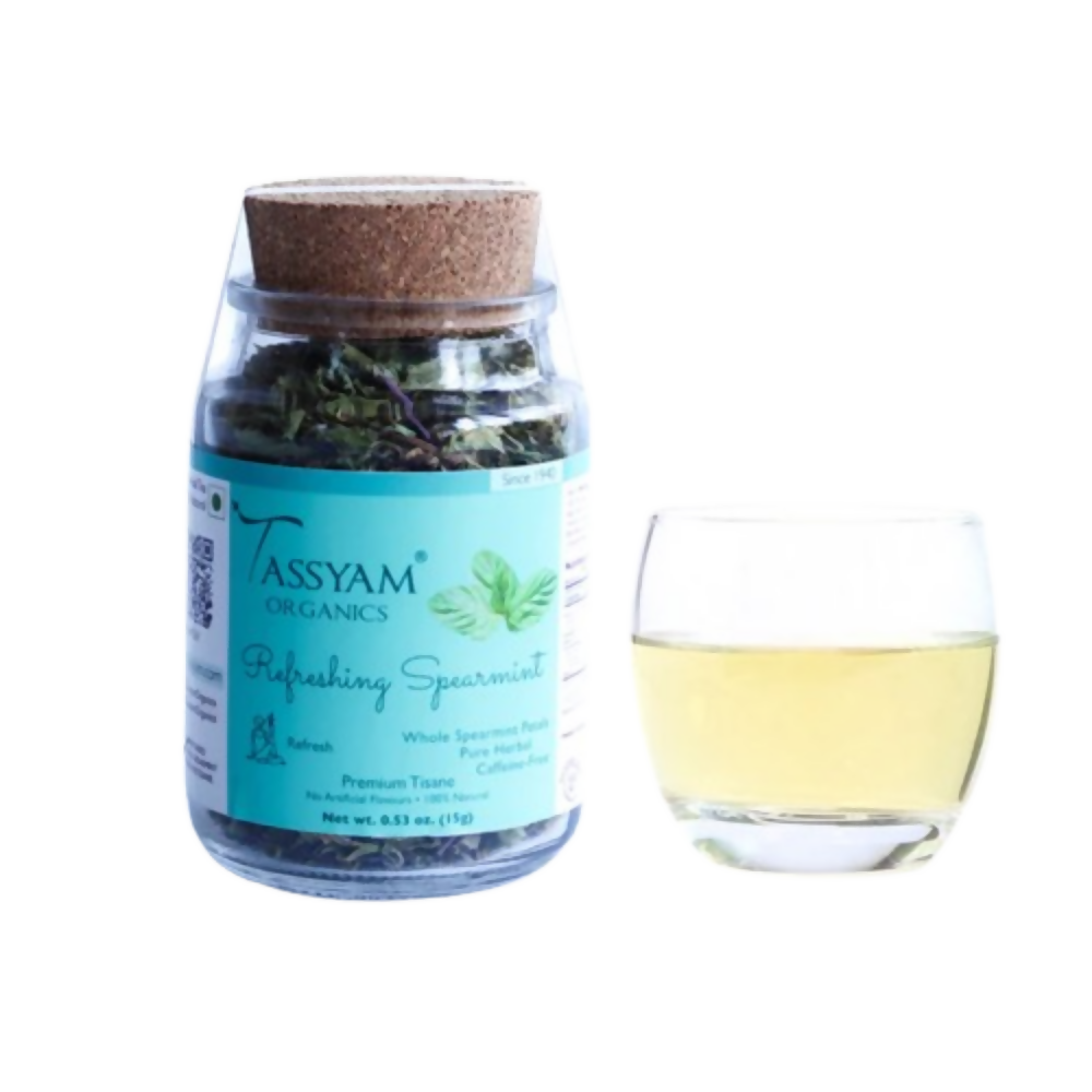 Tassyam Organics Refreshing Spearmint Herbal Tisane - Safuron