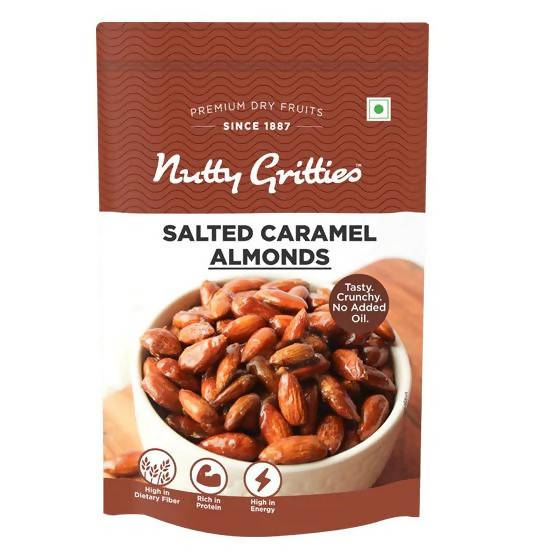 Nutty Gritties Salted Caramel Almonds - Safuron