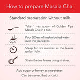 Golden Tips Masala Chai India's Authentic Spiced Tea Golden Tips