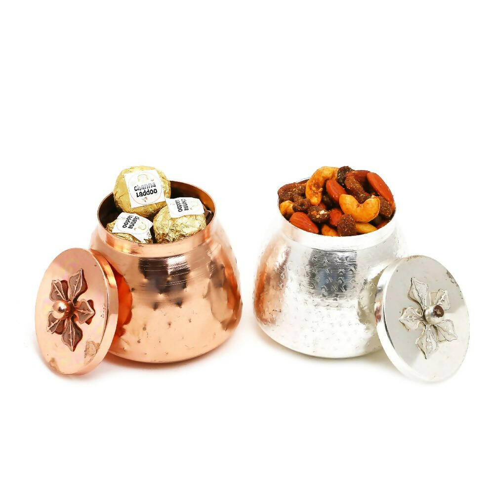 Ghasitaram Metal Barni of Channa Laddoo and Mix Dryfruits - Safuron