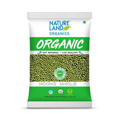 Nature Land Organics Moong Whole Nature Land Organics