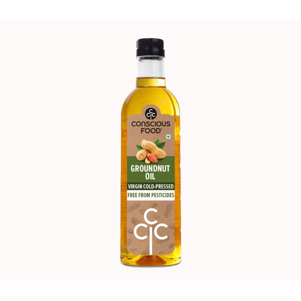 Conscious Food Organic Peanut/Groundnut Oil - Safuron