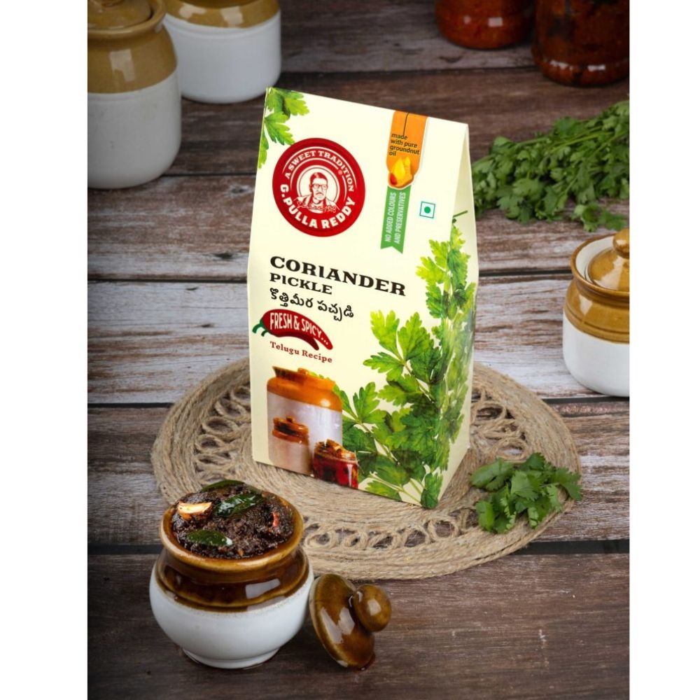 Pulla Reddy Coriander Pickle - Safuron