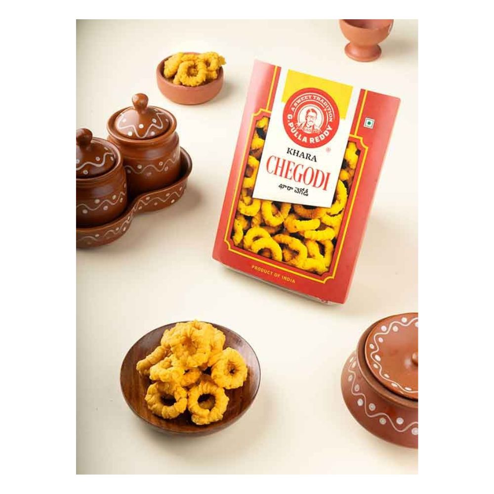 Pulla Reddy Chegodi | Crunchy Indian Snacks Chegodi by G Pulla Reddy Sweets G Pulla Reddy Sweets