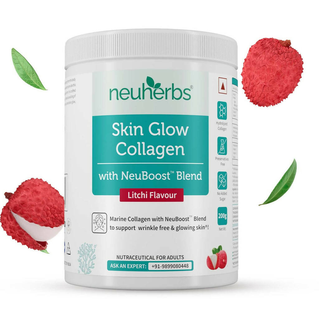 Neuherbs Skin Glow Collagen Powder with NeuBoost Blend - Safuron