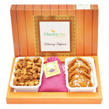 Ghasitaram Assorted Box of Gujiyas, Bhakarwadi and Thandai - Safuron