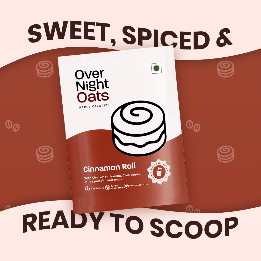 OverNightOats Cinnamon Roll OverNightOats