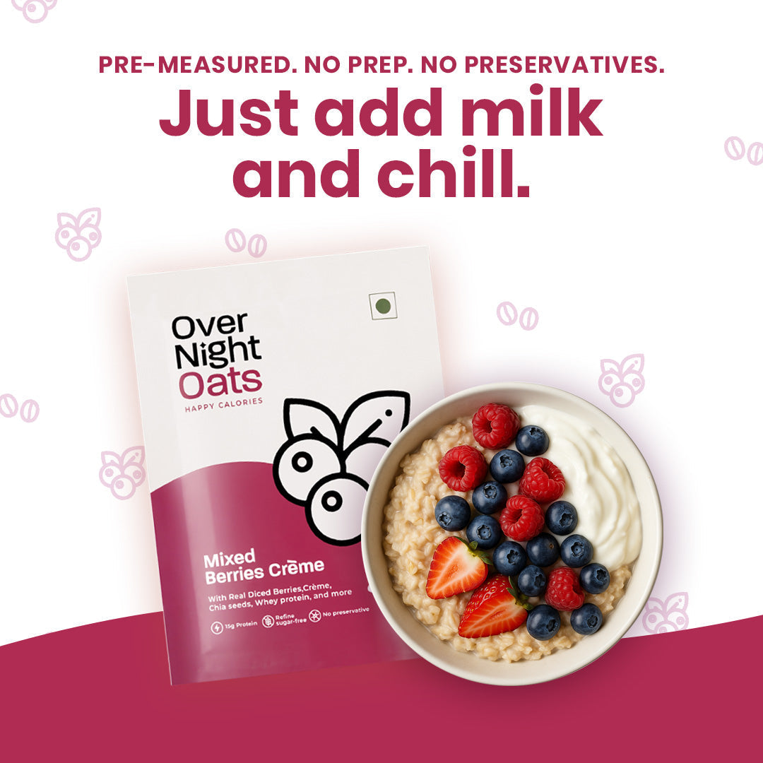 OverNightOats Mixed Berries Creme OverNightOats