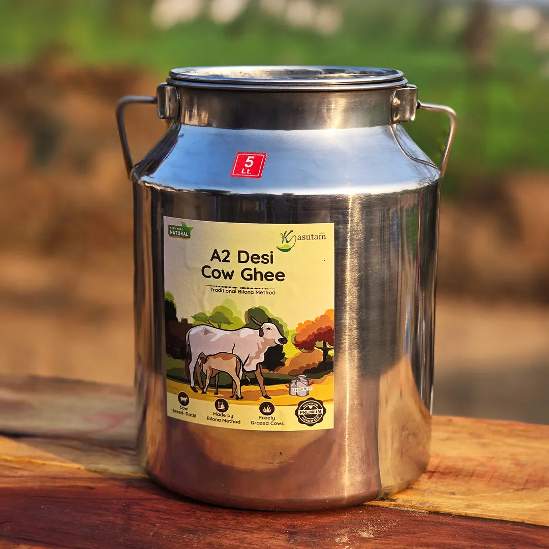 Kasutam A2 Desi Cow Bilona Ghee - Safuron