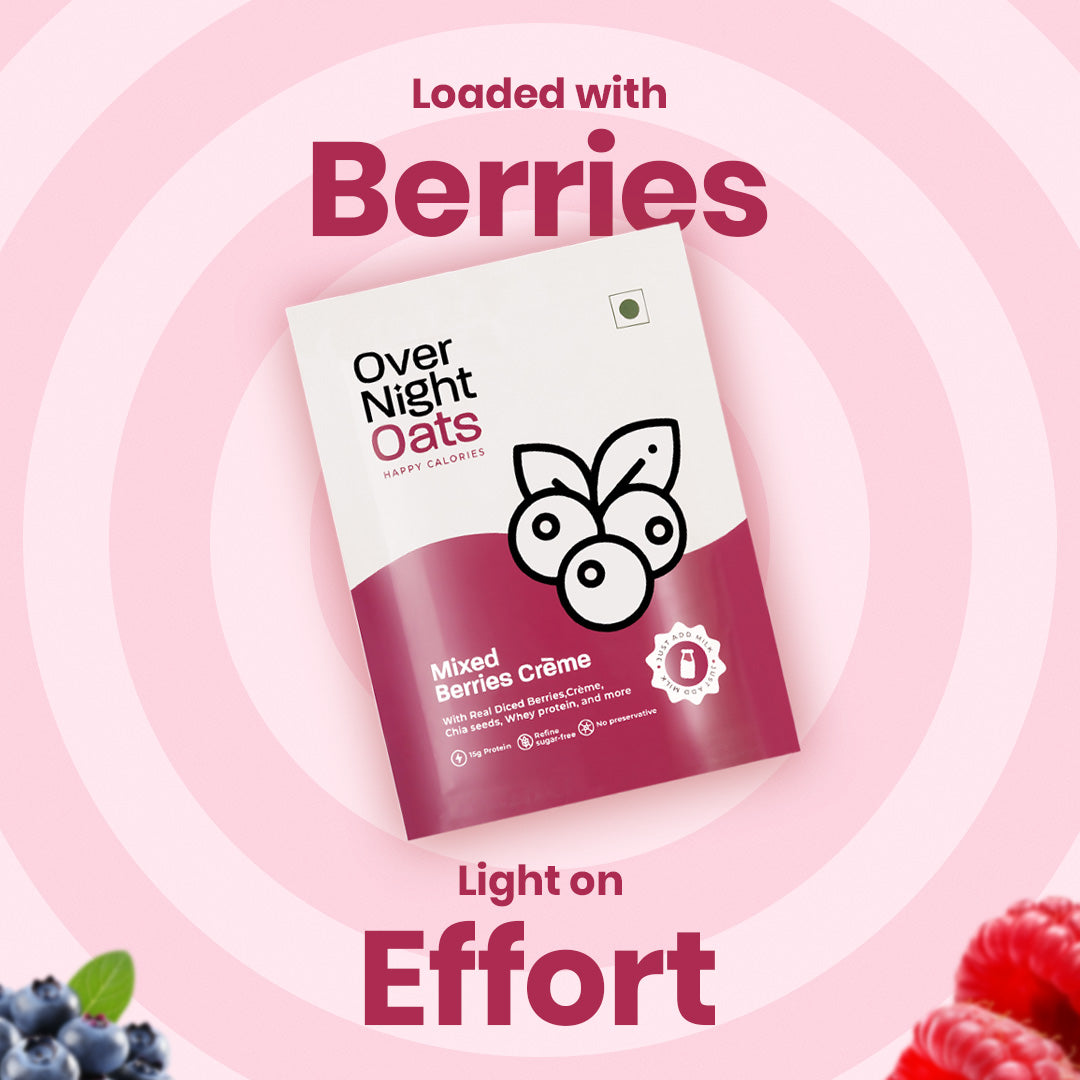 OverNightOats Mixed Berries Creme OverNightOats