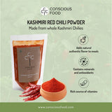 Conscious Food Kashmiri Red Chilli Powder Conscious Food