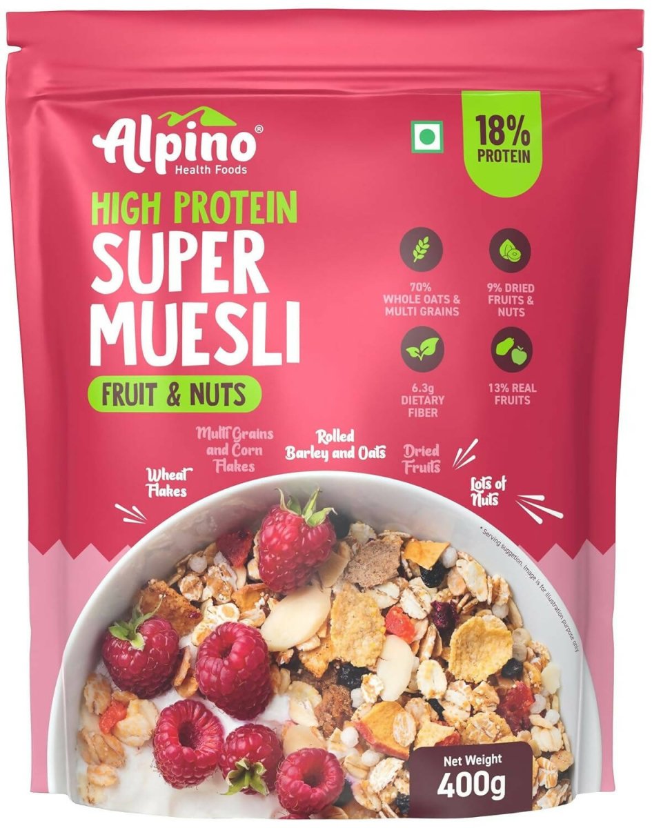 Alpino High Protein Super Muesli Fruit & Nuts - Safuron