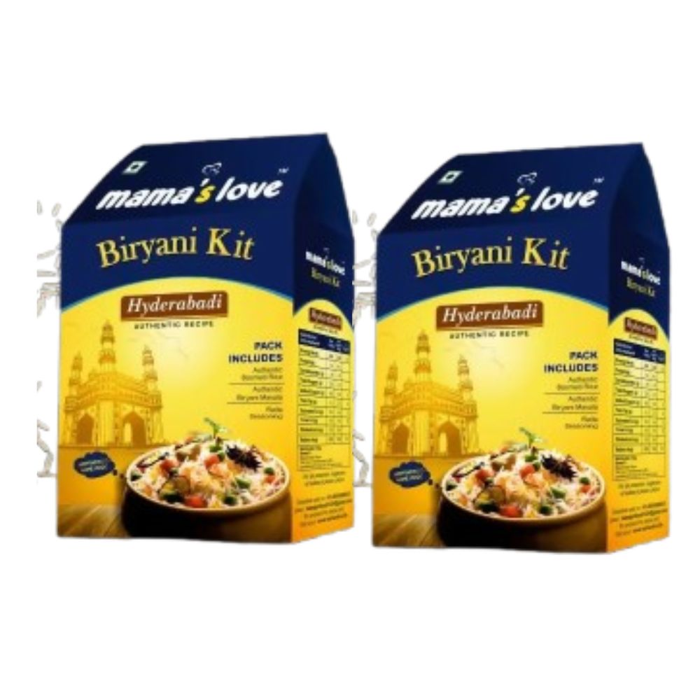 Mama's love Biryani Kit Hyderabadi - Authentic Recipe - Safuron