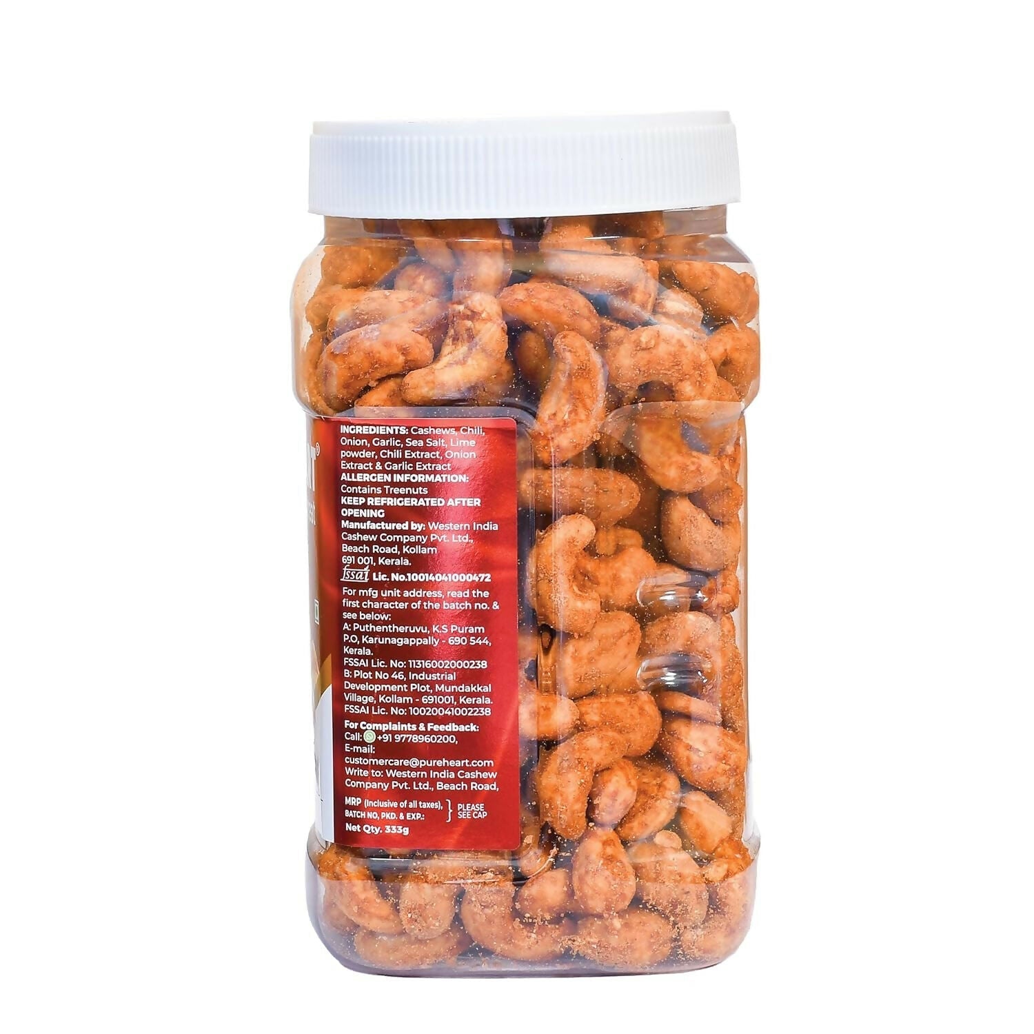 Pureheart Nutreat Fiery Hot Cashews Pureheart