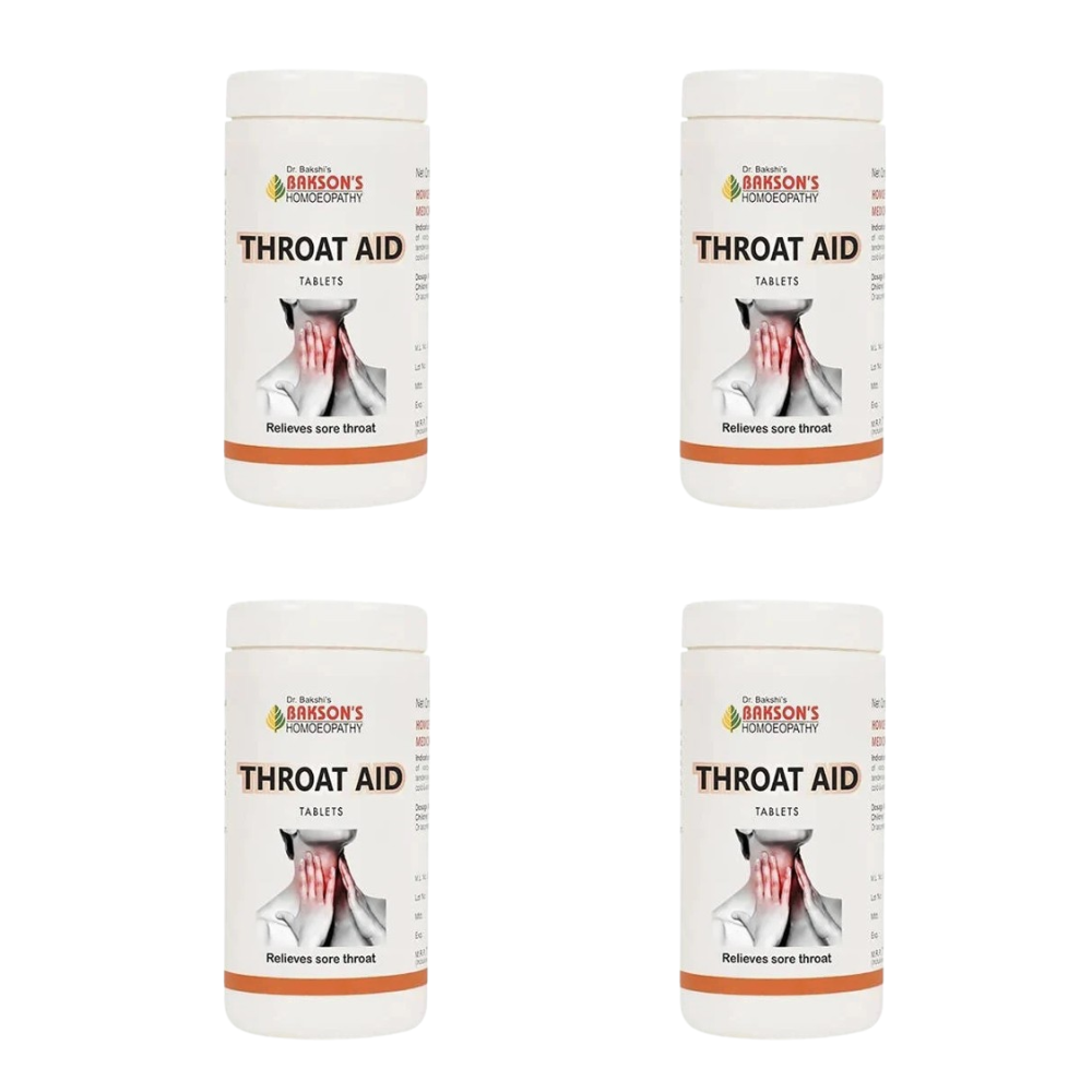 Bakson's Homeopathy Throat Aid Tablets - Safuron Naturals
