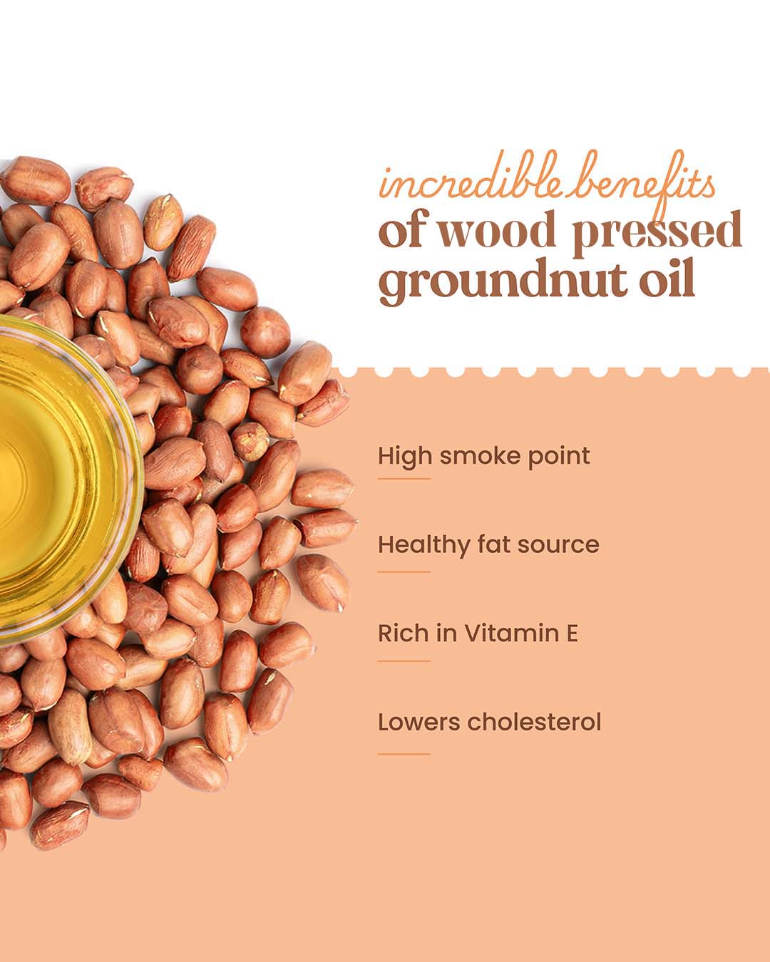 Bharat Vedica Organic Wood Pressed Groundnut Oil - Organic Wood Pressed Moongfali ka Tel Bharat Vedica