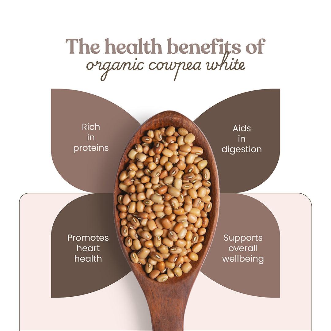 Bharat Vedica Organic Cowpea White - Organic Lobia Safed Bharat Vedica