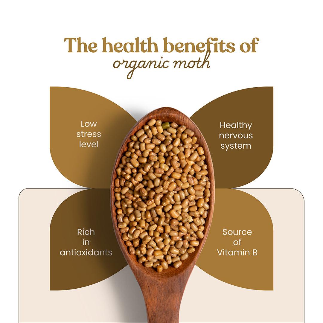 Bharat Vedica Organic Moth Bharat Vedica