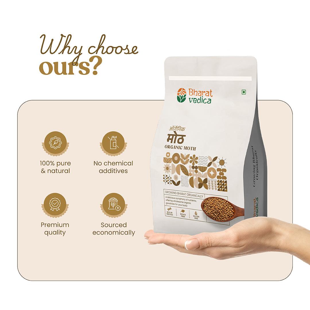 Bharat Vedica Organic Moth Bharat Vedica