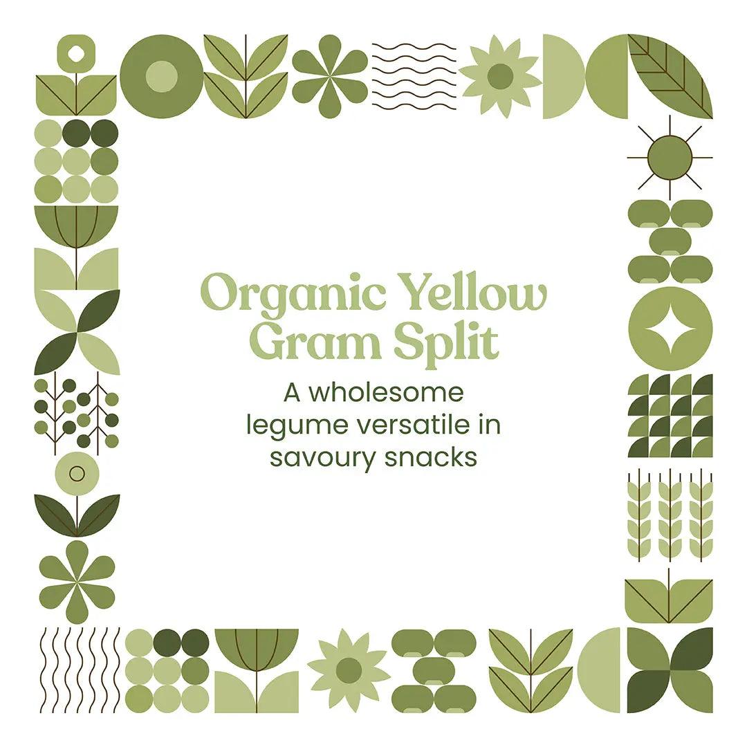 Bharat Vedica Organic Yellow Gram Split - Organic Moong Dal Bharat Vedica
