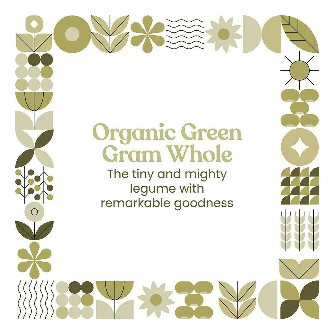 Bharat Vedica Organic Green Gram Whole - Organic Moong Dal Sabut Bharat Vedica