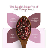 Bharat Vedica Organic Red Kidney Beans - Organic Rajma Red Bharat Vedica