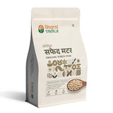 Bharat Vedica Organic White Peas - Organic Safed Matar - Safuron