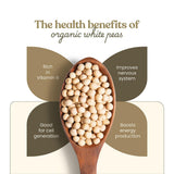 Bharat Vedica Organic White Peas - Organic Safed Matar Bharat Vedica