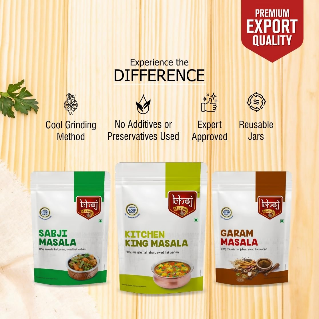 Bhoj Masale Sabji, Kitchen King And Garam Masala Powder Bhoj Masale