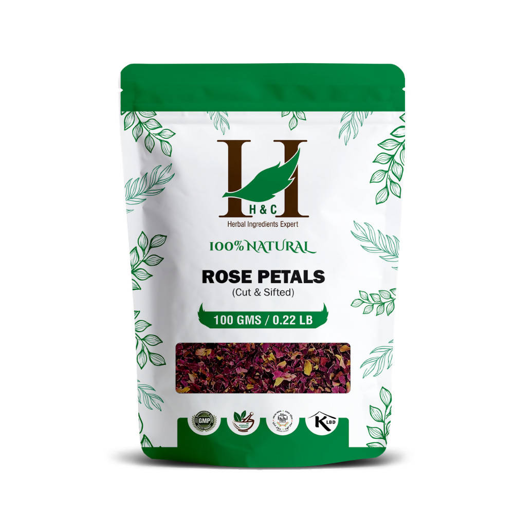 H&C Herbal Rose Petals Cut & Shifted Herbal Tea Ingredient - Safuron