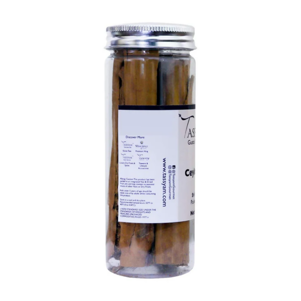 Tassyam Organics Premium Ceylon Cinnamon Sticks Tassyam Organics
